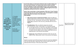 General atmospheric circulation image