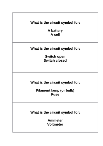 GCSE Trilogy P2 revision flash cards