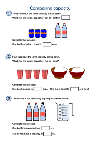 Year 3 – Measurement – Mass and capacity – Summer week 11 – Measuring ...