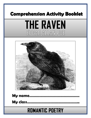 The Raven - Edgar Allan Poe - Comprehension Activities Booklet!