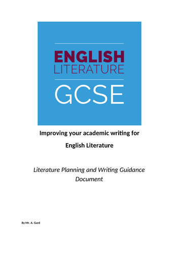 gcse english literature essay plan