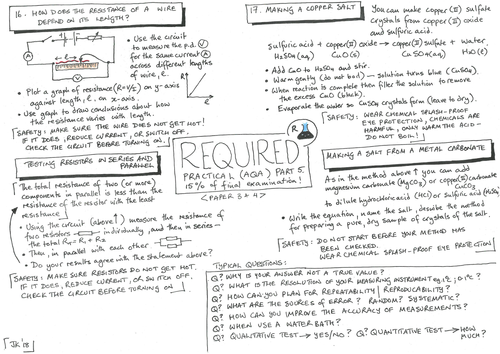 Required Practical - AQA - Placemat #5