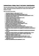 Aqa biology specification picture