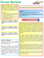 AQA 1-9 GCSE Physics (Science) Forces Revision Workbook | Teaching ...