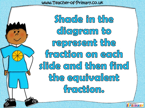 Equivalent fractions year 4 teaching resources