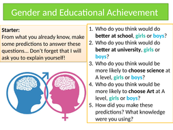 gender achievement educational pptx sociology aqa mb