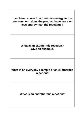 GCSE Trilogy C5 revision flash cards