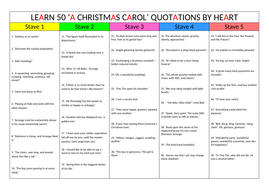 A CHRISTMAS CAROL. NOTES ON TOP 50 QUOTES. A3 REVISION SHEET by