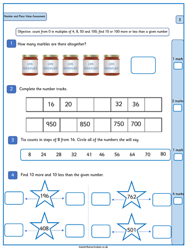 Year 3 Place Value Problem Solving