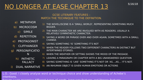 No Longer at Ease chapter 13