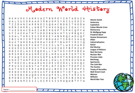 World history word search pdf file