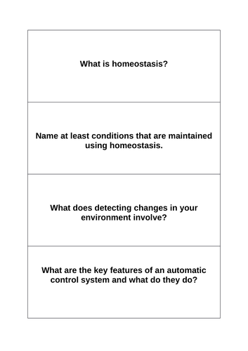 GCSE Trilogy B5 revision flash cards