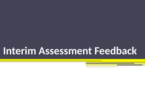 GCSE Unit 1 interim assessment for AQA 9-1