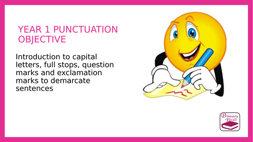 Year 1  Demarcating sentences: PPT Lesson