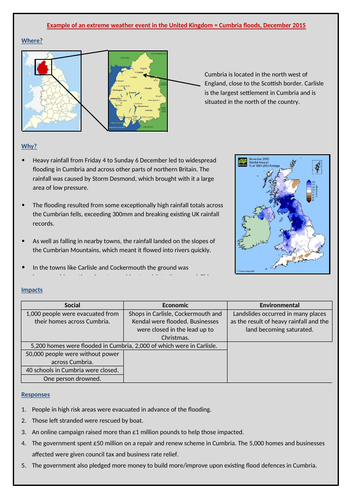 cumbria floods 2021 case study