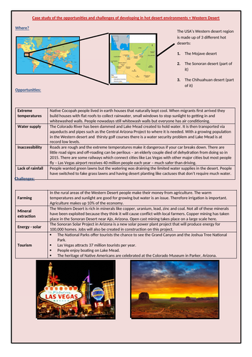 western desert case study gcse geography