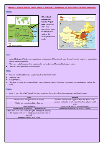 China water transfer project case study