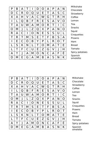 Spanish Word searches KS3 | Teaching Resources