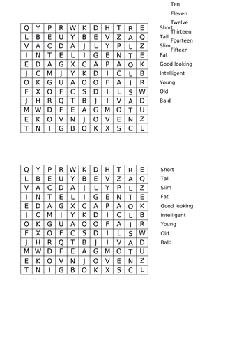 Spanish Word searches KS3 | Teaching Resources