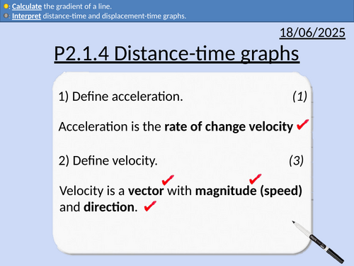 GCSE Physics: Distance-time Graphs
