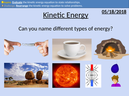 GCSE Physics Kinetic Energy Teaching Resources