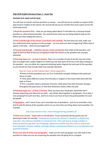 Aqa english literature paper 2 past papers 2019 picture