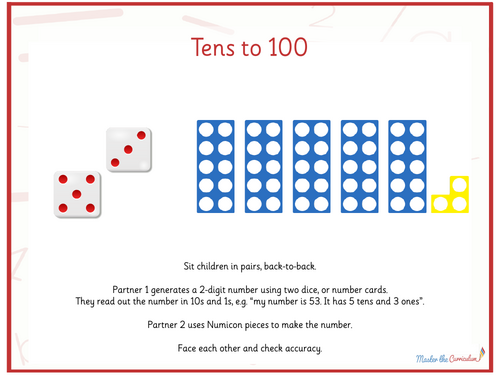 Year 1 Summer - Place Value to 100 - Steps 1-5 - White Rose 3.0 Style ...