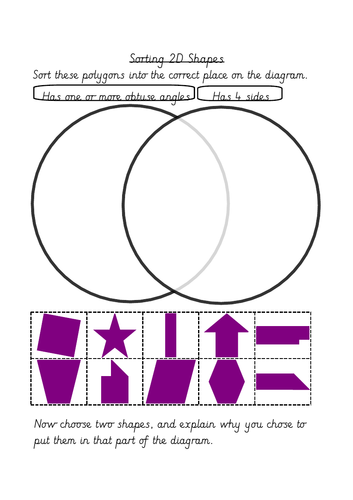 Year 3 2d Shapes Naming Describing And Sorting Teaching Resources 2657