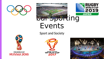 OCR A Level PE - Global Sporting Events | Teaching Resources