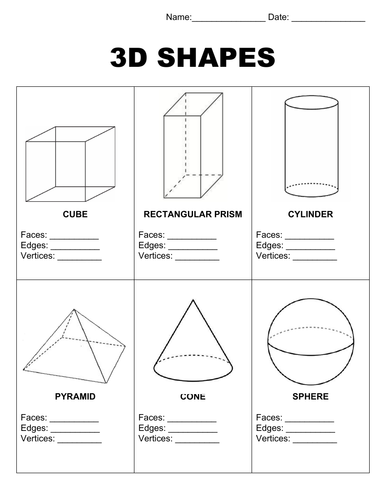 basic 3d shapes for kids