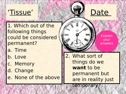 Tissue | Teaching Resources