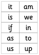 First 2 letter words flash cards | Teaching Resources