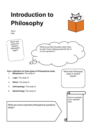 introduction to philosophy assignment