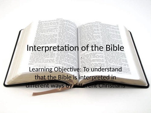 Interpretation of the Bible