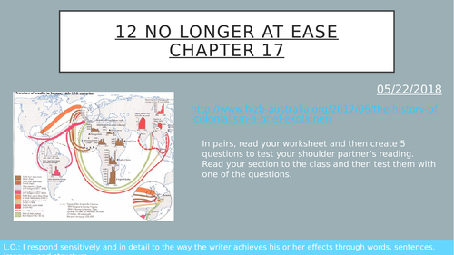 No Longer at Ease Chapter 17