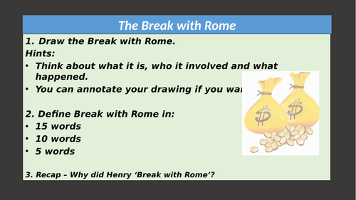 The Break with Rome
