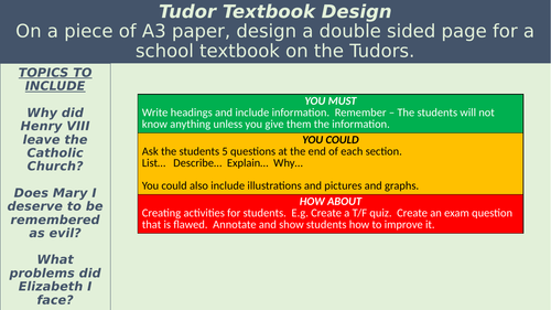 Tudor Textbook
