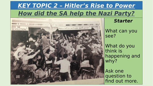 The SA - Hitler's rise to power