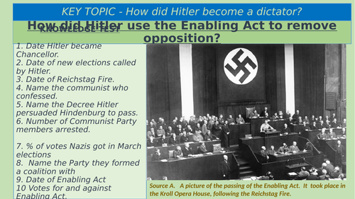 Hitler's removal of opposition