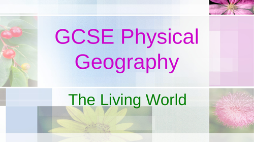 GCSE AQA Living World SOW