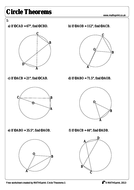 GCSE Edexcel Maths Shape Circle Theorems | Teaching Resources