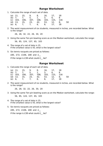 GCSE Edexcel Maths Averages from Data | Teaching Resources