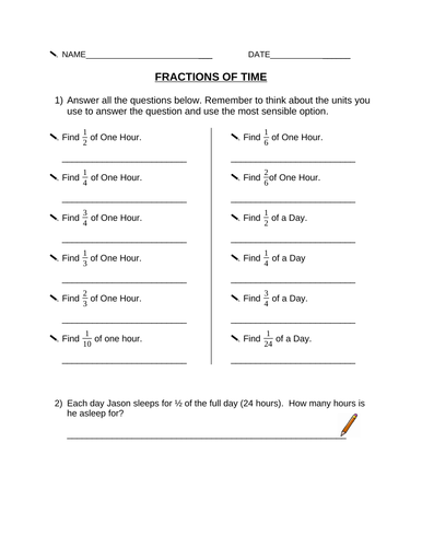 GCSE Edexcel Maths Number Fractions of Amounts | Teaching Resources