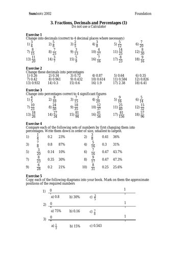 GCSE Edexcel Maths Number Fractions Conversion | Teaching Resources