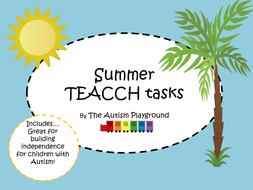 Summer TEACCH Tasks - Independent Maths and Reading activities for ...