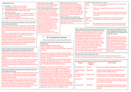 AQA Communicable disease answer sheet | Teaching Resources