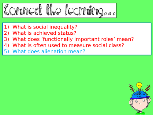 AQA Social Stratification- The Marxist Approach to Class (4/15)