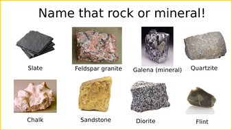 What's my Rock? (Or mineral) | Teaching Resources