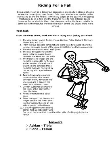 BTEC Sport Level 3 Unit 1 Anatomy & Physiology Learning Aim A: Bones ...