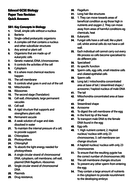 Edexcel GCSE Biology Paper Two Revision Quick Questions ...